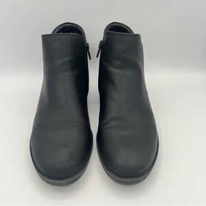 Kim Rogers‎ Women's Ankle Boots Side Zip Black Slip on Size 7